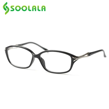 

SOOLALA Ultralight TR90 Spring Hinge Anti Blue Ray Reading Glasses Women Men Eyeglasses Frame Glasses with Diopter 0.5 to 4.0
