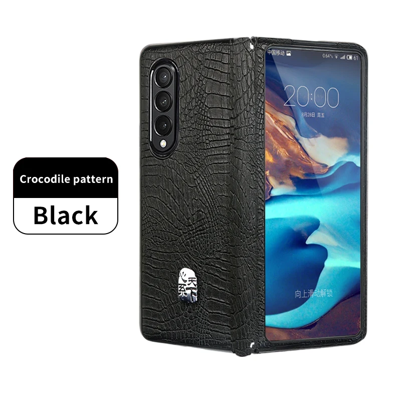 cute phone cases for samsung  Leather Protection Cover For Samsung GalaxyZ Fold2 Case Sumsung ZFold3 5G Leather Case Folding Screen Anti-drop Shockproof Coque samsung cute phone cover Cases For Samsung