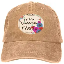 Винтажная трендовая ковбойская шляпа с принтом, модная бейсболка для мужчин и женщин, стильный дизайн Amore, красивый рисунок, песочный цвет