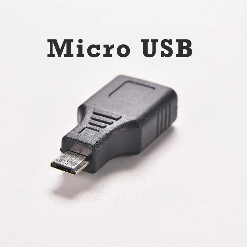 AiSMei USB 2,0 OTG адаптер USB Женский к Micro USB/Mini USB разъём кабельный переходник - Цвет: Micro USB