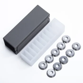 

10Pc 12mm Round Wood Turning Carbide Tip Inserts Lathe Chisel Blade Cutter Tools