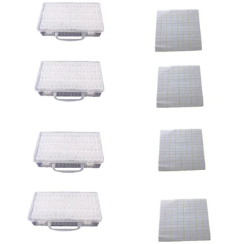 

256 Grid Diy Craft Accessories Storage and Organizer Independent Diamond Embroidery Box Divider Diamond Painting