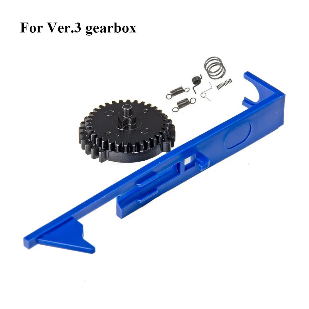 Ver3withsping SHS Tappet пластина и двойной секторный редуктор Ver.2 3 коробки передач AEG Tune Up kit Upgrade Set гель-бластер страйкбол стрельба аксессуары - Цвет: Ver3withsping