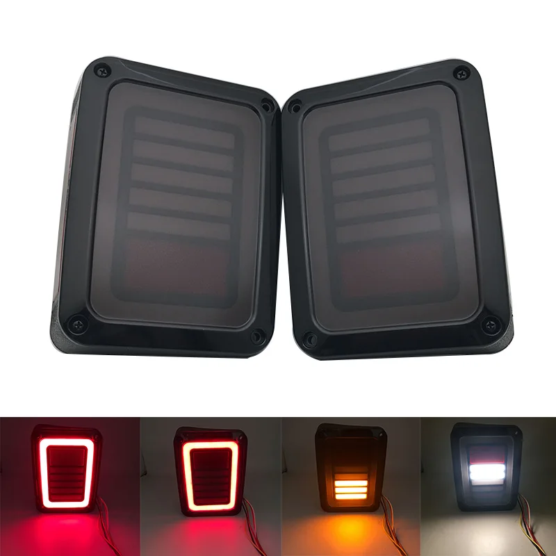 Новый автомобильный светильник сборки led задний фонарь для J eep W rangler JK 2007 2017