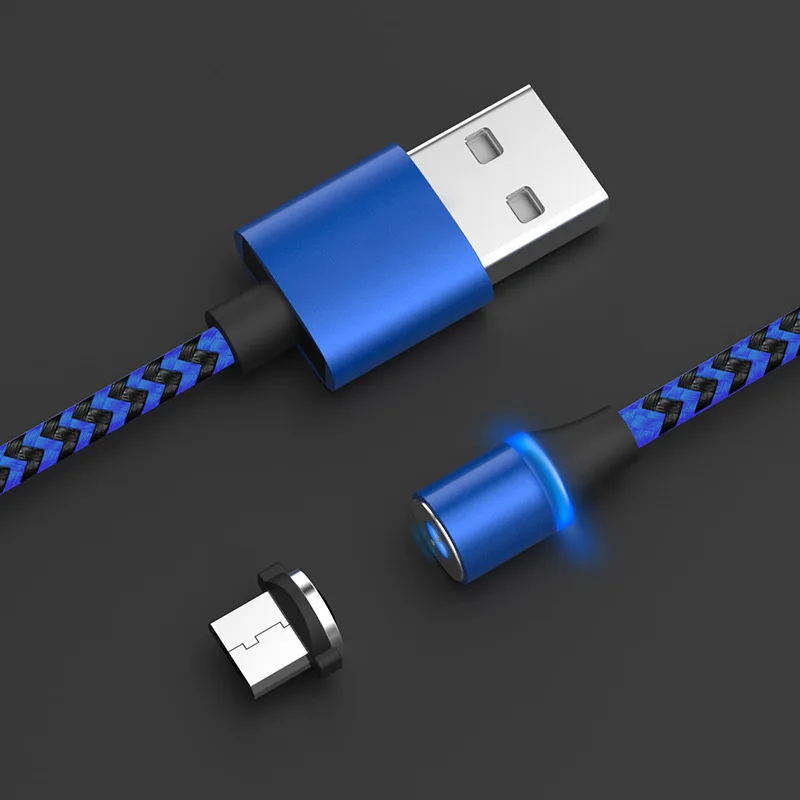 Магнитный Micro USB кабель для iPhone samsung type-c зарядный Магнитный зарядный адаптер usb type C кабели для мобильных телефонов