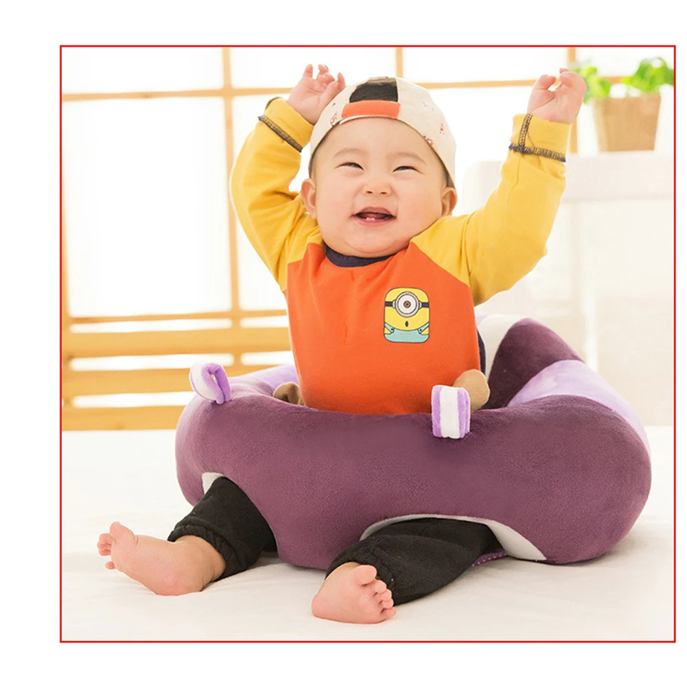 Новейшая детская подушка для малышей, мягкая плюшевая игрушка для сидения, плюшевая игрушка-подушка, сумка для животных, удобное сиденье для дивана