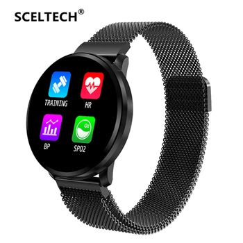 

SCELTECH CF68 Smart Watch Fitness Tracker Heart Rate Blood Pressure IP67 Waterproof Sport Men Women Smartwatch For Android IOS