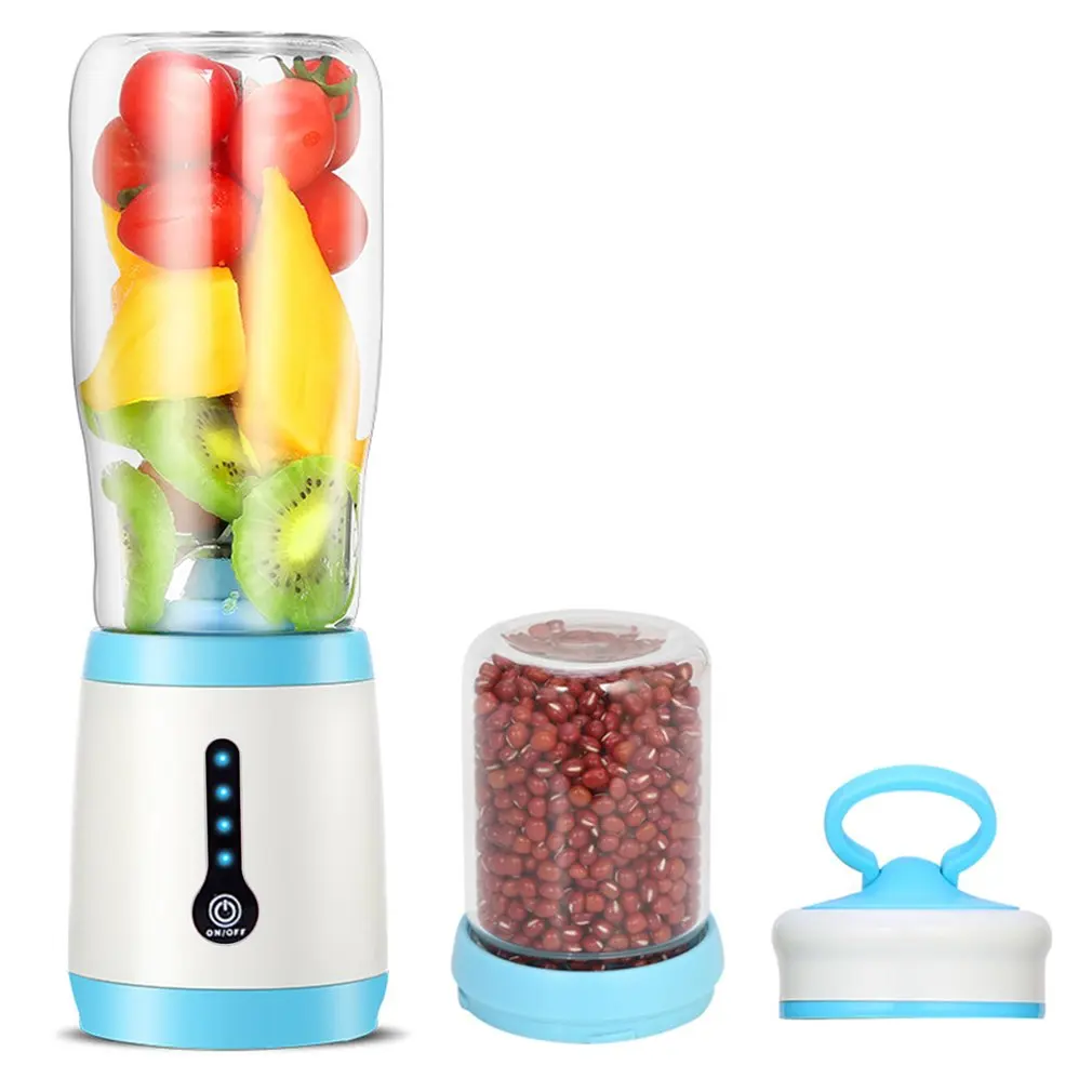 

222W 500ml 2-in-1 Electric Juice Maker Mini Portable Cup Juicer Blender Grinding Machine Home Kitchen Tool Gifts