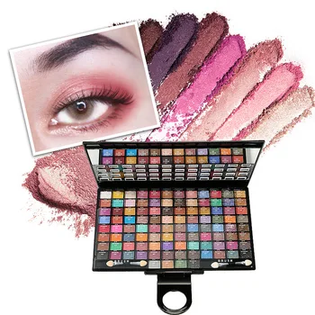 

100 Colors Eyeshadow Powder Palette Makeup Collection Kit Cosmetics