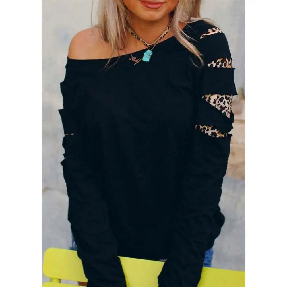 Vessos, женская футболка с длинным рукавом, забавная футболка, Camiseta Mujer, топ, футболка, подходит для хипстера, Harajuku, футболка, леопард, хлопок