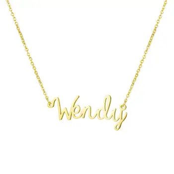 

2020 Corrente Custom Personalized Nameplate Choker Necklace For Women Men Chains Initial Necklace For Birthday Special Gift