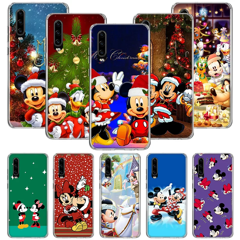 Рождественский чехол с Минни Маус для huawei P20 P30 P Smart Z Plus P10 mate 30 10 20 Lite Pro силиконовый чехол для телефона