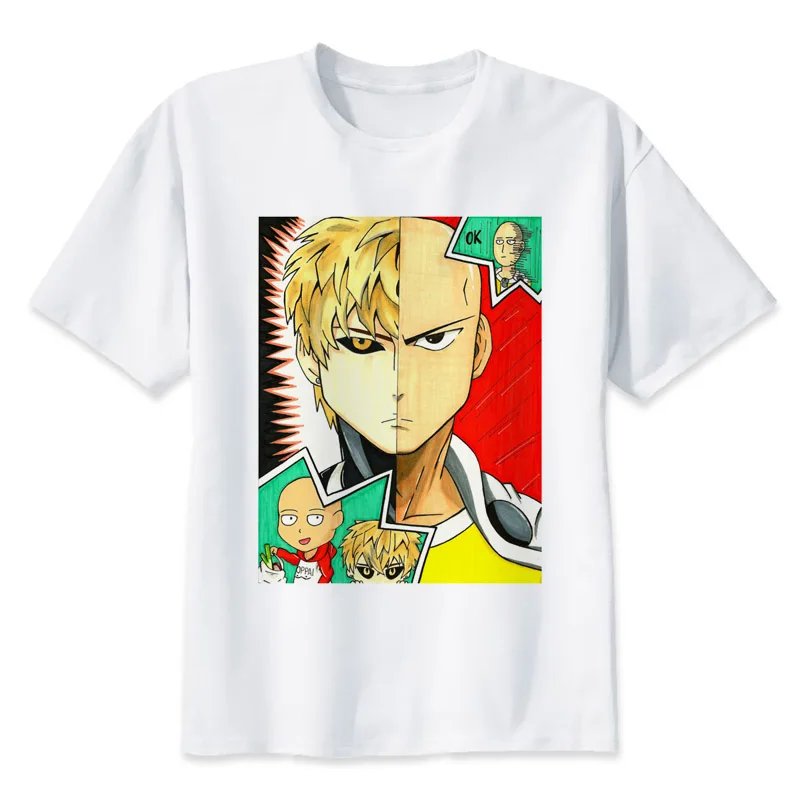 One punch man, Мужская футболка, мужские повседневные футболки, брендовая одежда, мужская футболка с коротким рукавом, топы, футболки размера плюс
