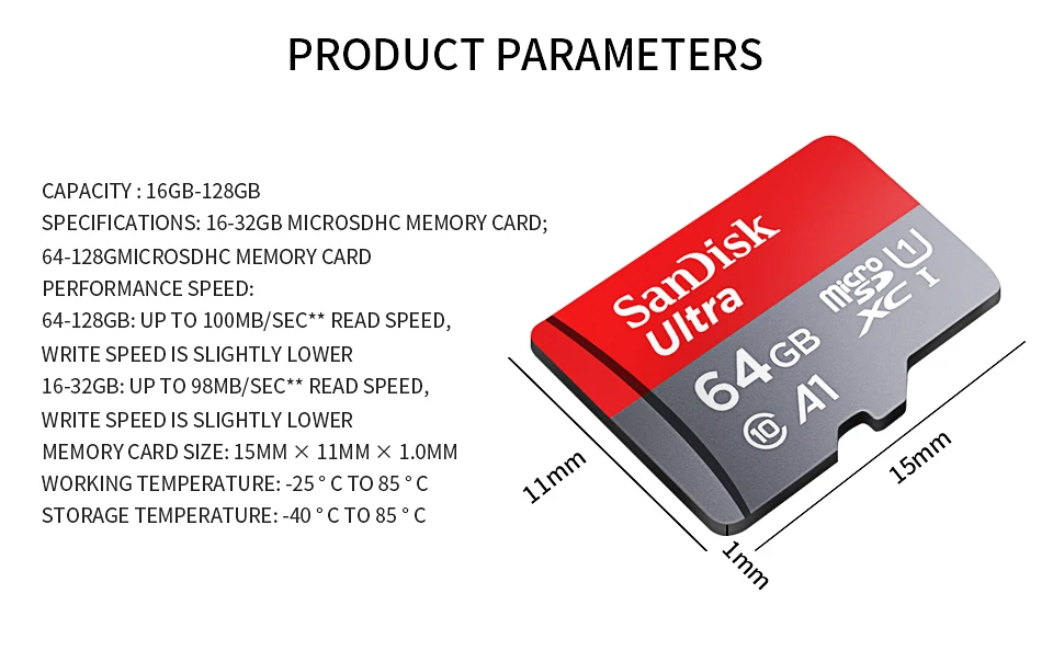 SanDisk Micro SD карта 256 ГБ 200 ГБ 128 Гб 64 ГБ 32 ГБ 16 ГБ флэш-карты класс 10 карта памяти microSD TF карта Бесплатный адаптер