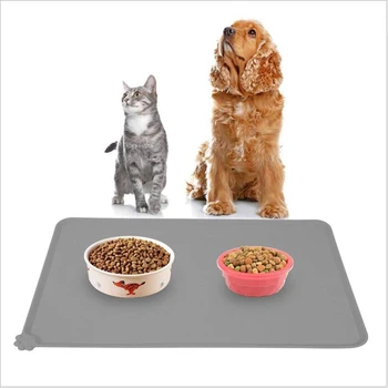 

Waterproof Pet Dog Feeding Placemat Drinking Mat Silicone Pet Food Ball Pad Pet Mat For Dog Cat Non-toxic Dog Mat