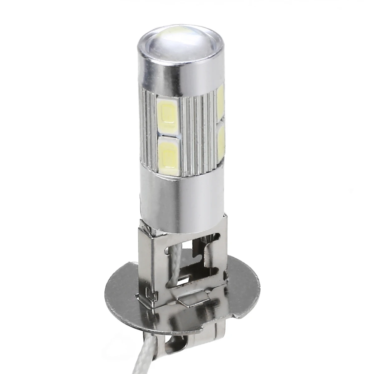 Mayitr 4pcs 12V H3 5630 10SMD LED Car Fog Lamp Super White Auto Driving Brake Light Signal Lamp Bulb for Car Light Source