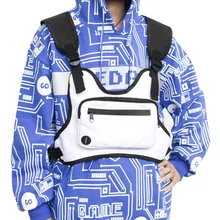 Спортивная сумка унисекс для занятий спортом на открытом воздухе, многофункциональная Водонепроницаемая нагрудная сумка, рюкзак для бега, походов, хип-хопа, хранения мобильного телефона