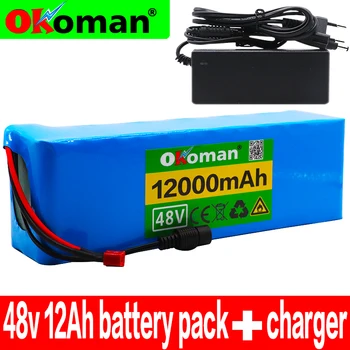 

48v 12ah 13s3p High Power 12000mAh 18650 Battery Electric Vehicle Electric Motorcycle DIY Battery BMS Protection+Charger