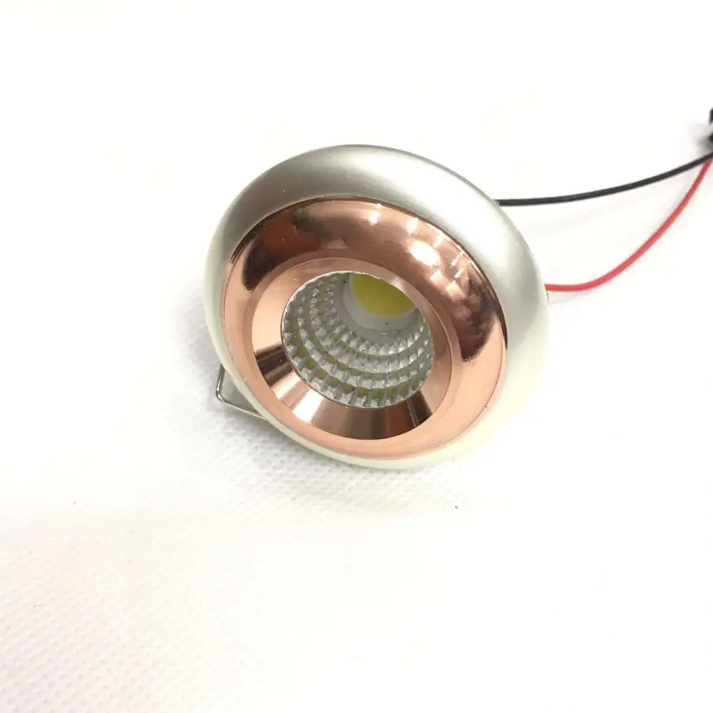 10 единиц 3 W светодиодный мини Einbauleuchte круглым verstellbarer черно-белую пятно Deckenlampe 220 V светодиодный-Schrankleuchte