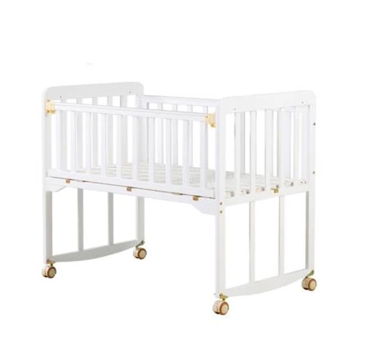 H1 Crib Solid Wood Without Paint Can Be Spliced Big Bed Baby BB Bed Multifunctional Children Bed Newborn Cradle Kids Furniture H1 Crib Solid Wood Without Paint Can Be Spliced Big Bed Baby BB Bed Multifunctional Children Bed Newborn Cradle Kids Furniture
