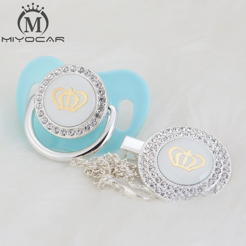 MIYOCAR, 11 цветов, серебристая, блестящая, Золотая Корона, пустышка и пустышка, без ВПВ, пустышка, шикарный, уникальный дизайн, GCR2-1