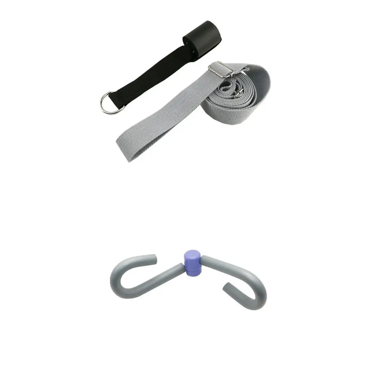 Portable Thigh Toner and Ballet Dance Leg Stretcher Door Stretch Strap D-Ring