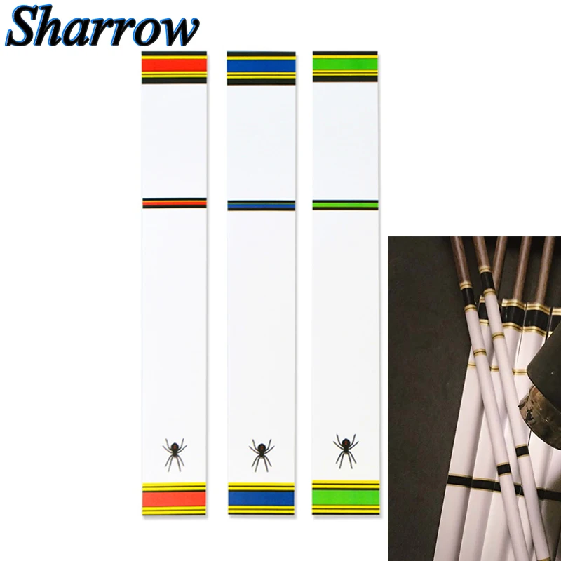 Наклейки для стрел из стекловолокна и углерода двусторонние 12/24|Лук стрела| |