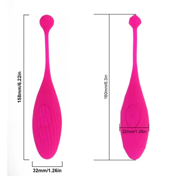 App Remote Controlled Vagina Eggs Bluetooth Vibrator Silicone Clitoral Stimulator G-spot Massager Kegel Ball Sex Toys for Women 3