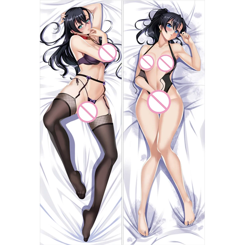 

Taimanin Asagi Anime Akiyama Rinko Long Pillowslip Kokawa Asuka Body Pillow Case Mizuki Yukikaze & Igawa Asagi Dakimakura Cover
