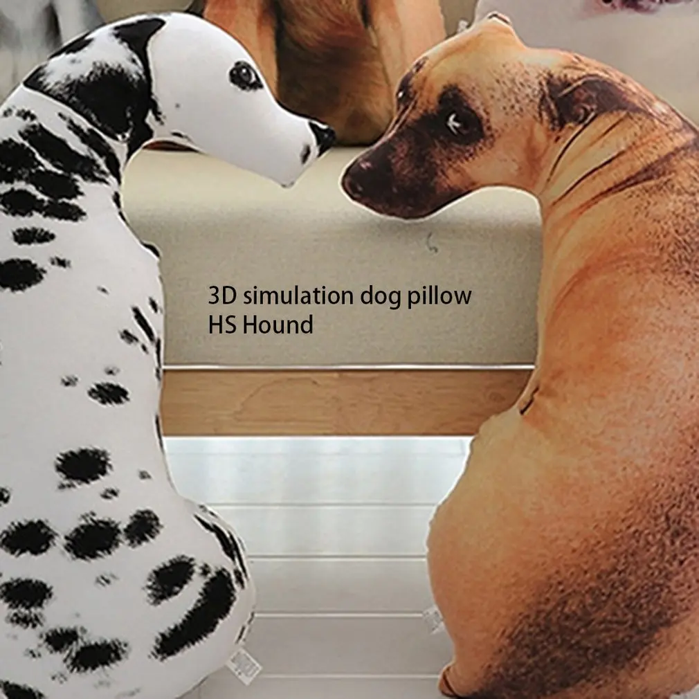 3D подушка для собаки Shapi Dalmatian Husky, плюшевая подушка для офиса, домашняя практичная моющаяся подушка