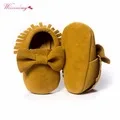 Детские Нескользящие ботинки на мягкой подошве; детские ботинки для девочек и мальчиков; Прочная обувь с бахромой