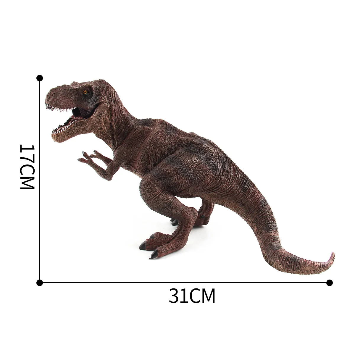 Международная торговля Английский Мир динозавров приседания тираннозавр T-Rex полые пластиковые кукла украшения модель игрушки