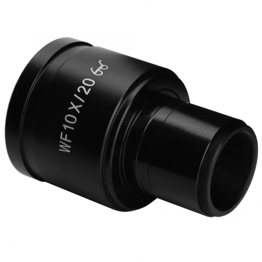 Широкоугольный окуляр линзы WF 10X/20 мм со шкалой для биологического микроскопа