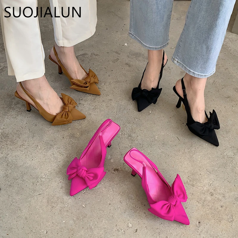 Women High Heels Slingback Sandals