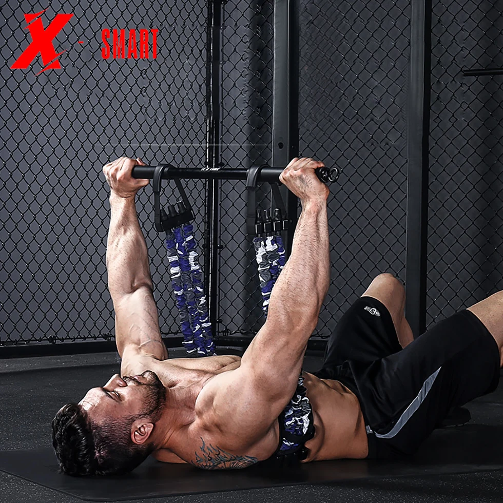 Push Up Resistance Band Bench Home Workouts Gym Portable Fitness Equipment Press Removable Chest Muscle Builder Arm Expander