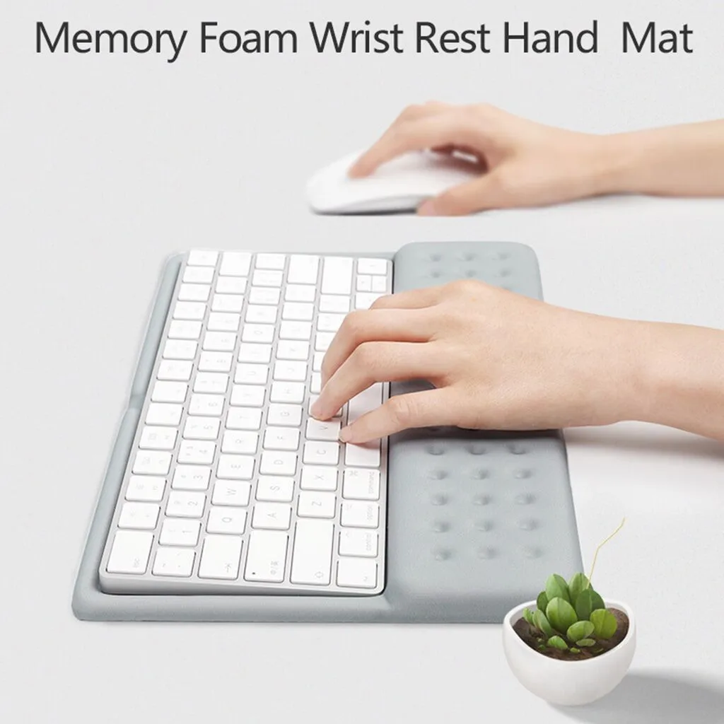 Memory Foam подставка для запястья рук Blueteeth беспроводная сенсорная мини-клавиатура с светильник-клавиатурой для волшебной клавиатуры 2 шт. базовый Коврик