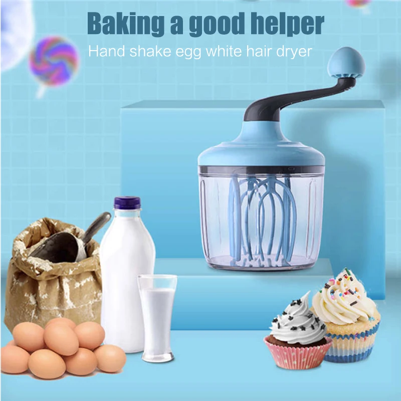 

3pcs/Set Hand Shake Blender Cream Whitener Manual Cookie Whisk Agitator Household Baking Tools Egg Beater Eco-Friendly