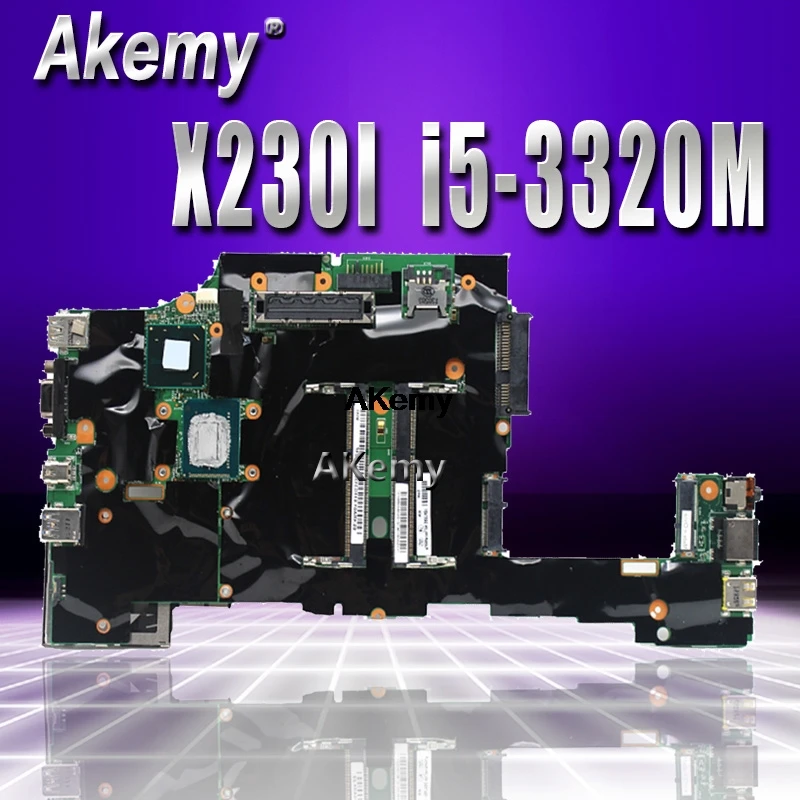 

original laptop Lenovo ThinkPad X230 X230i motherboard mainboard i5 i5-3320M CPU with fan FRU 04x4501