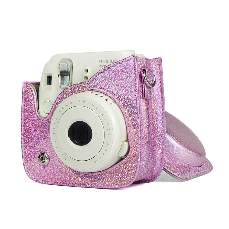 Защитный чехол для Polaroid Fujifilm Instax camera Mini 8/8+/9 кристальная блестящая камера волшебное цветное лазерное хранение сумка