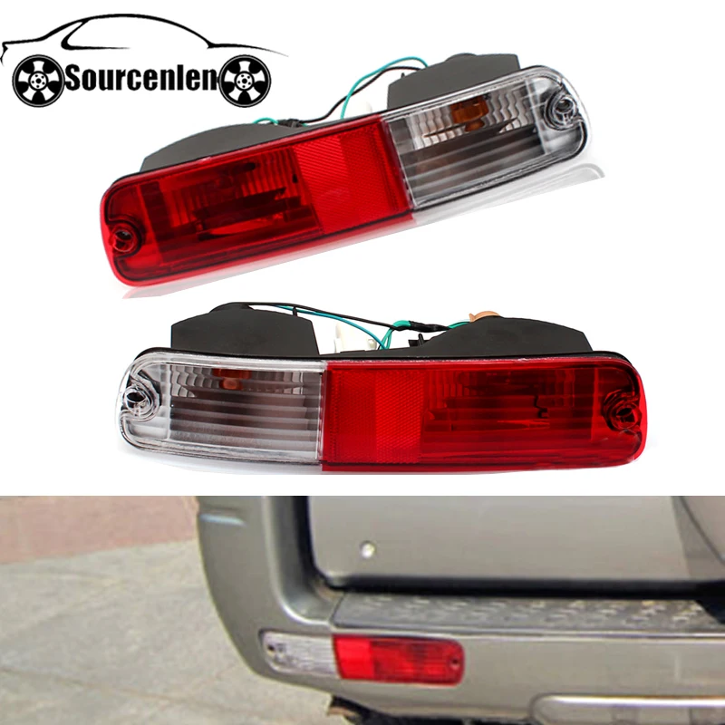

Rear Bumper Lights Tail Lights for Mitsubishi Pajero Montero V73 V75 V77 2003-2007 Brake Lights Rear Light Taillights Tail Light