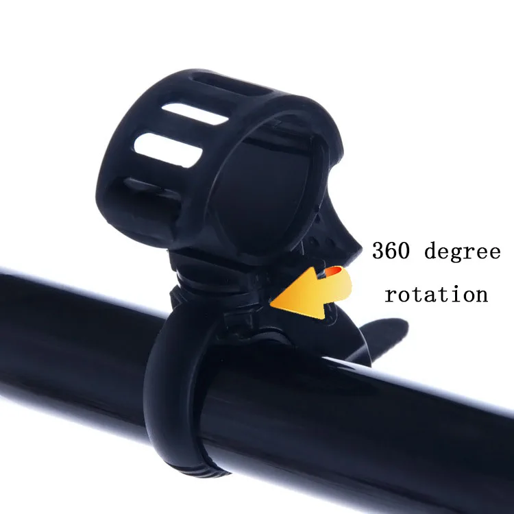 Clearance Portable Bicycle Light Stand Holder Rotation LED Flashlight Torch Front Light Clip Clamp Lantern Mount Cycling Bike Accessories 4