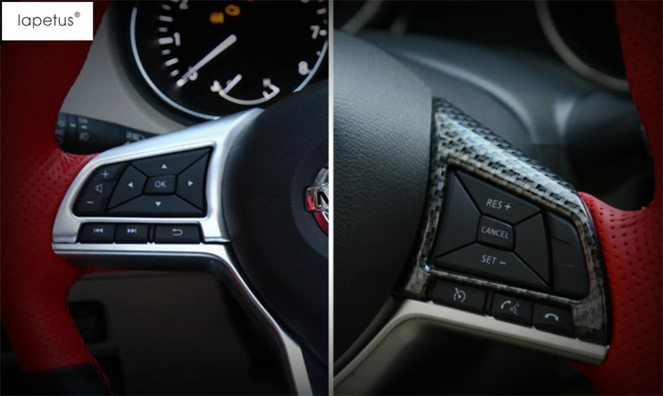 Lapetus аксессуары для Nissan Teana/Altima ABS кнопка литья крышки рулевого колеса комплект отделка матовая/углеродное волокно
