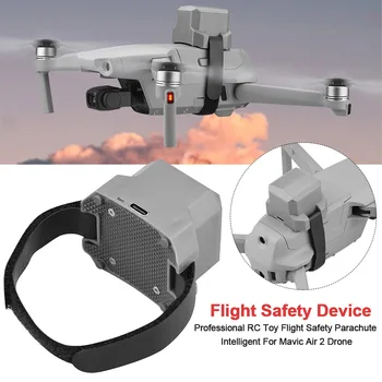 

Aircraft Accessories ABS RC Toy Easy Install Flight Safety Parachute Intelligent With Magic Stickers DIY For Mavic Air 2 Drone