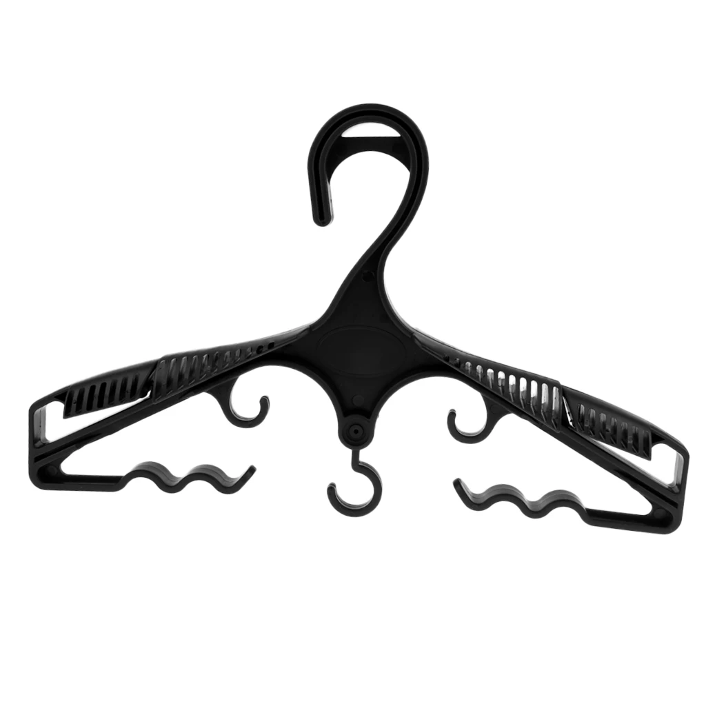 Scuba Diving Deluxe BCD Wetsuit Drysuit Multi Purpose Clothing Hanger Black Swimming