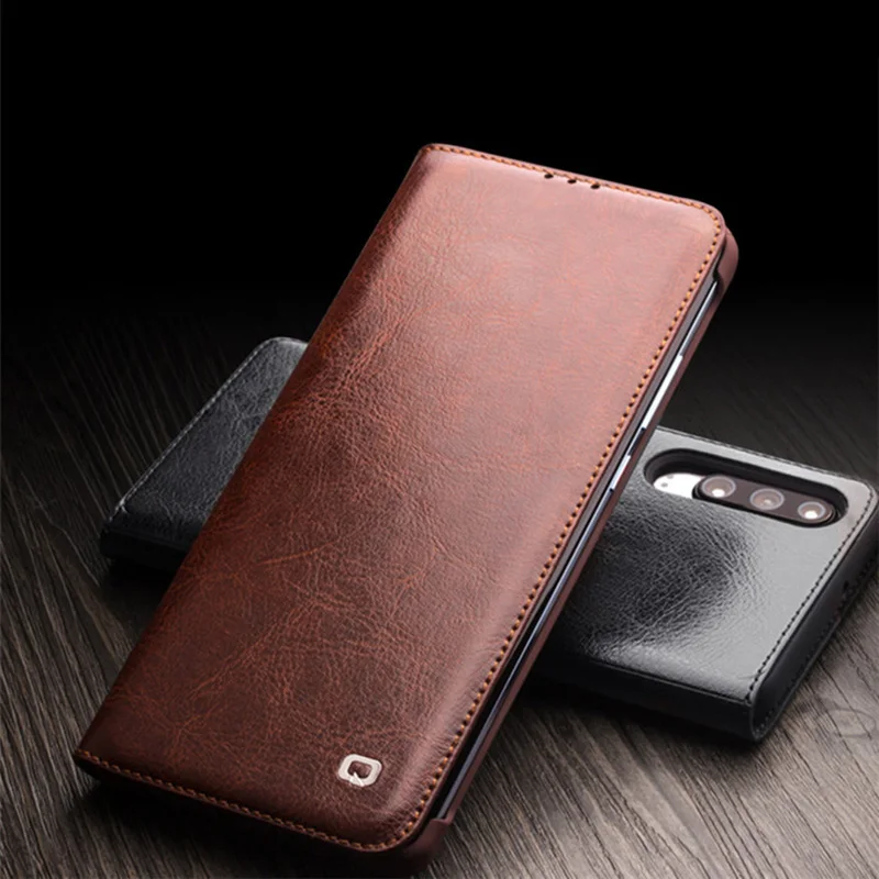 

Retro Business Genuine Leather Case for Huawei P30 Pro P30 Case Vintage Wallet Card Slot Case For Huawei P20 Pro Nova 4 Cover