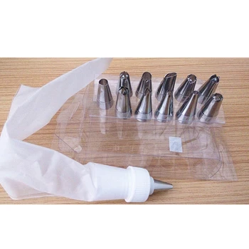 

Nozzles Set Dessert Decorator Tool Icing Piping Cream Pastry Nozzle Bag Bakeware Kitchen Gadgets Baking Tools 29