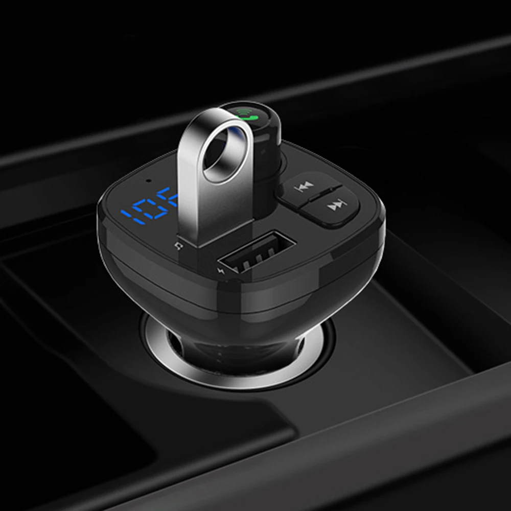 Автомобильное зарядное устройство BT12 Bluetooth 5,0 Handsfree автомобильный комплект fm-передатчик Быстрый MP3 музыкальный плеер быстрая usb зарядка двойной USB зарядное устройство для телефона