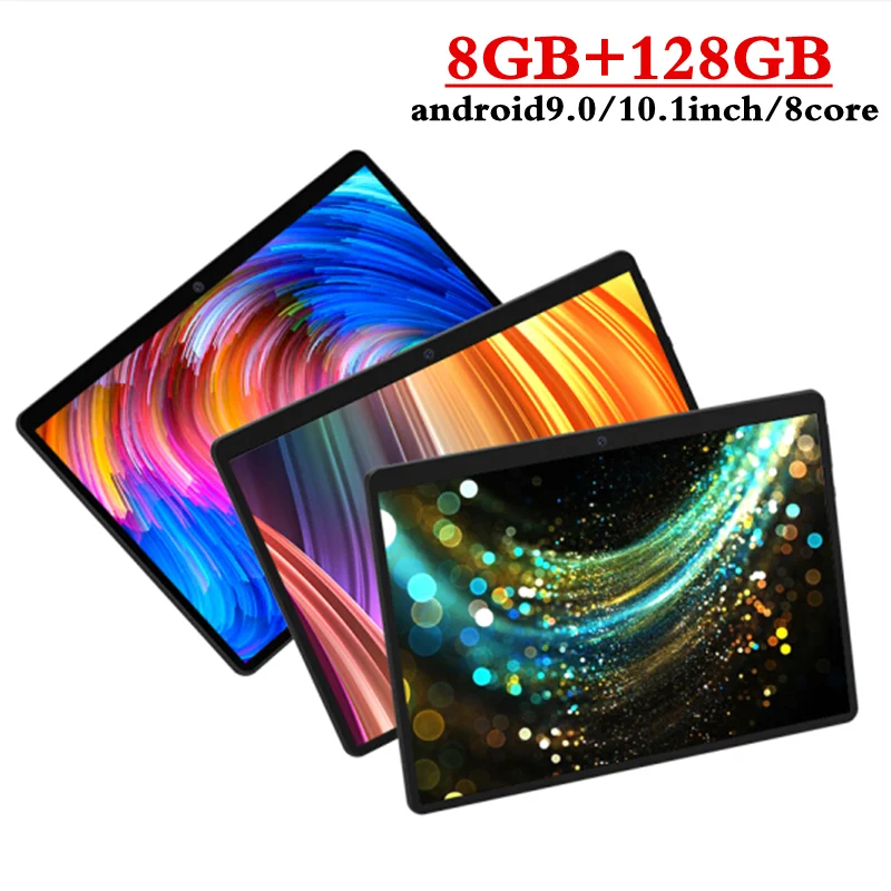 

2020 NEW 10.1 inch Tablet Pc Octa Core 3G 4GLTE Phone Call Google Market GPS WiFi Bluetooth Tablets 8GB+128GB Android 9.0 tablet