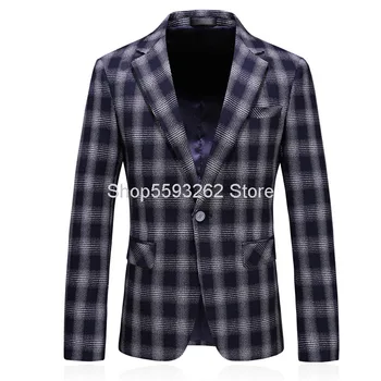 

Suit 2020 Autumn Men Business Leisure Suit Coat Big Size Single West Xz6728