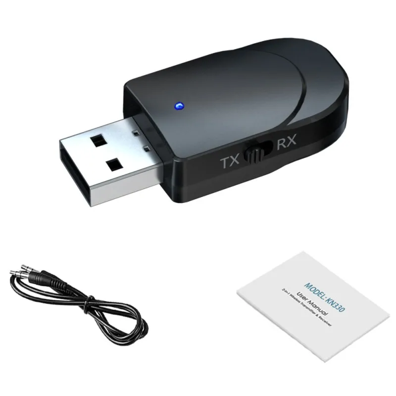 USB беспроводной аудио приемопередатчик 3,5 мм Bluetooth 5,0 передатчик приемник адаптер для телефонов компьютер ПК ноутбук
